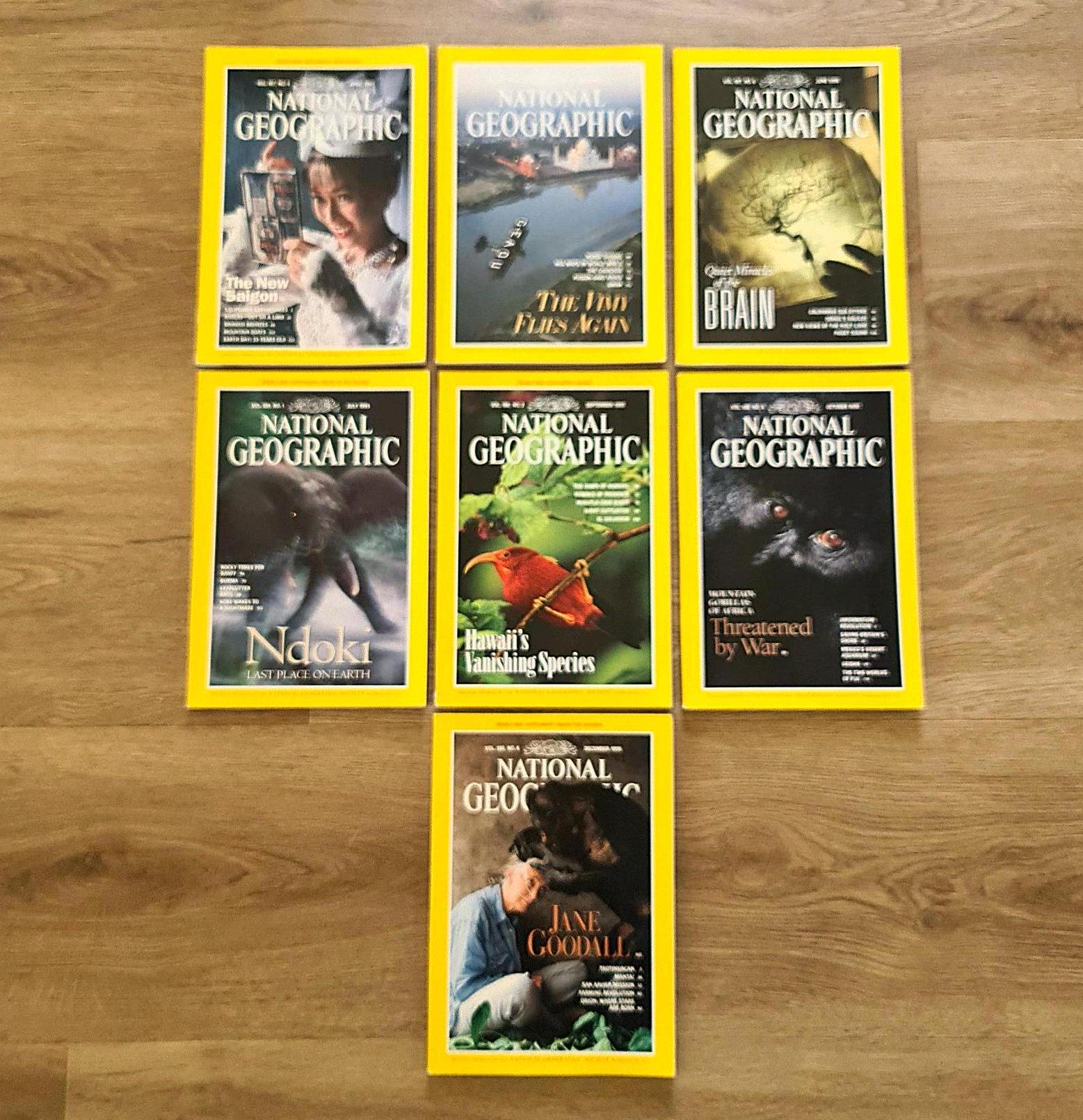 National Geographic Magazine 1995, New Saigon, Vimy Flies Again