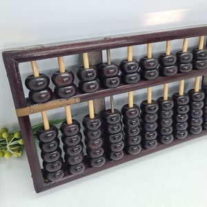 Abacus, Vintage Chinese Abacus, 13 Rows Abacus, Excellent condition, Great gift