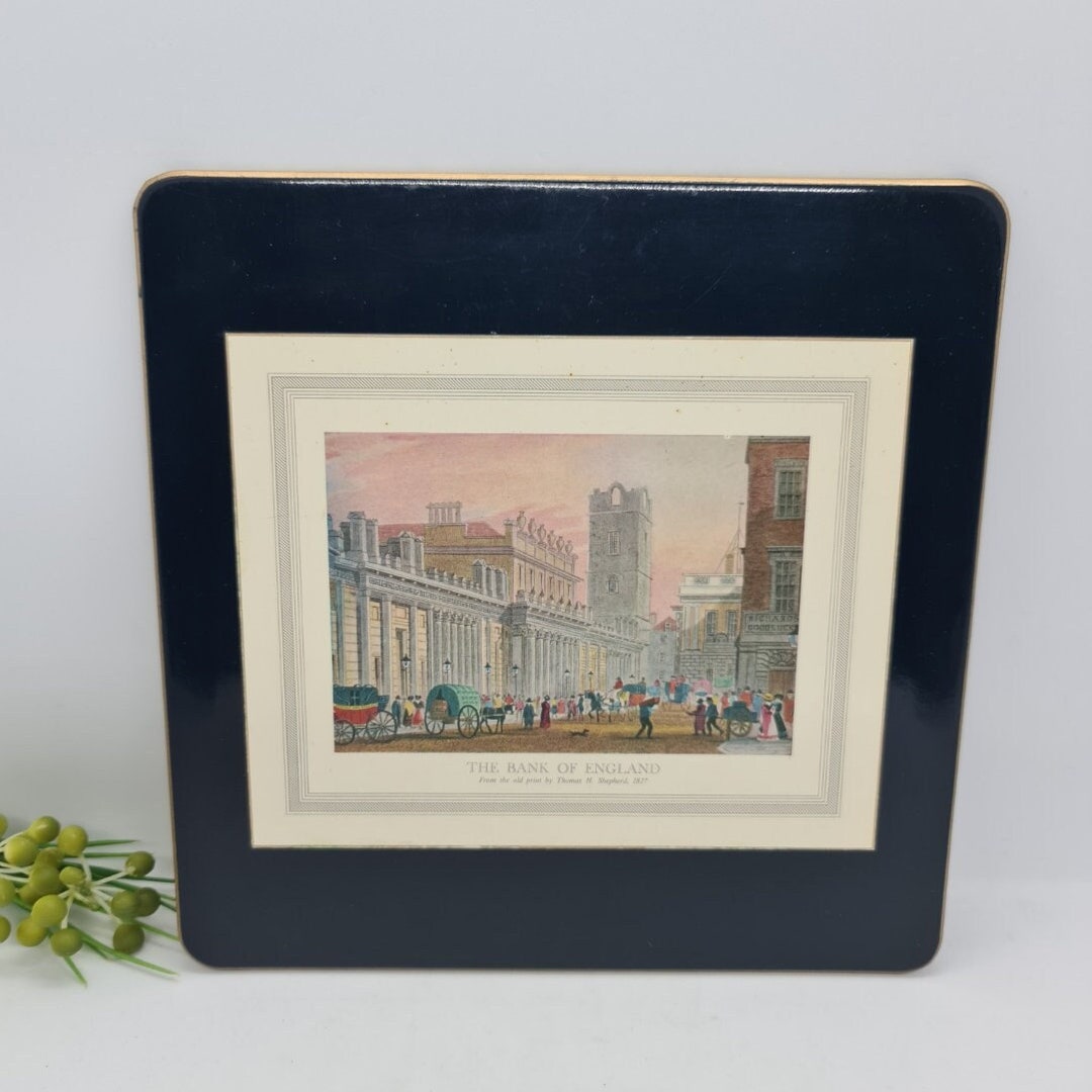 Placemats Sheraton Rare Vintage Midnight London in 19th Century Design