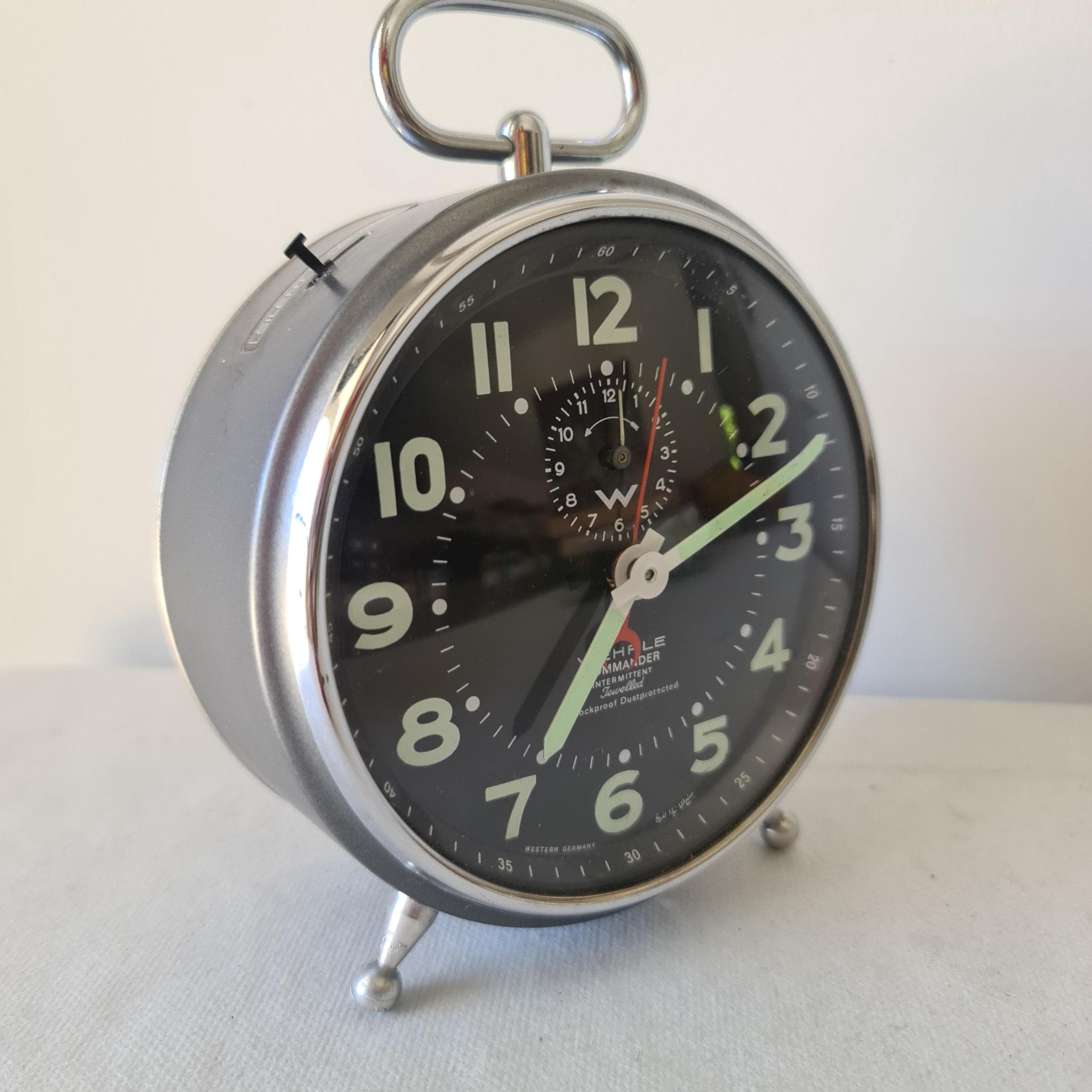 WEHRLE Clock, Rare Vintage Wehrle Commander Intermittent