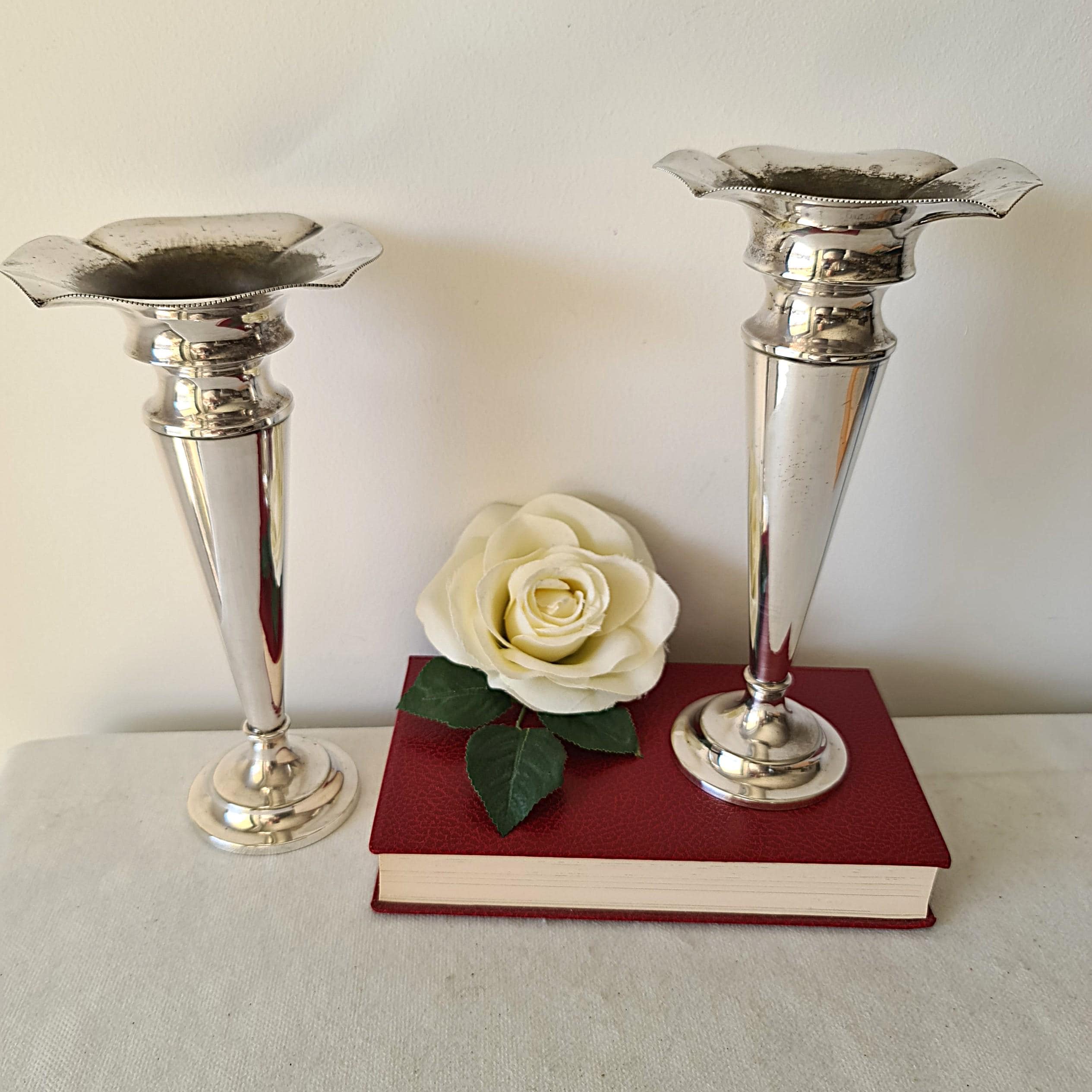 Silver plated vase - Etsy 日本