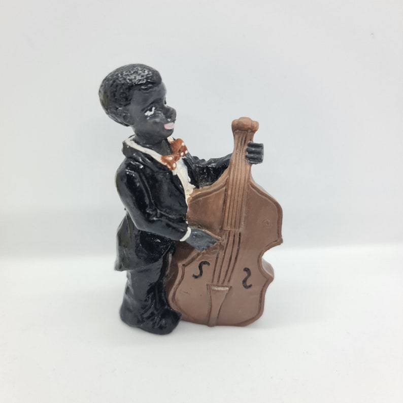Vintage Ceramic Jazz Musicians Figurines Small Collectable Etsy