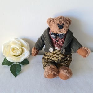Ganz Cottage Collectibles Teddy Bear 1998 Rare Vintage Soft Stuffed Toy, Great gift