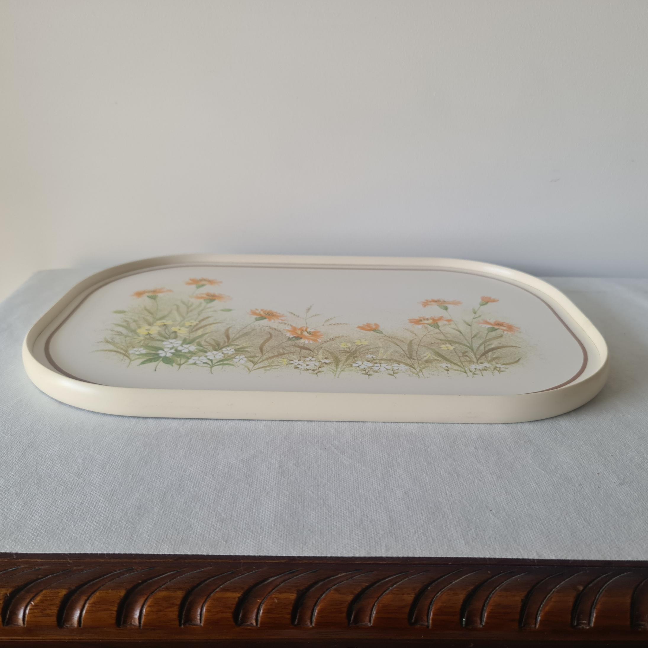 Planche a couper en mélamine Vintage années 70 St Michael Planche de cuisine Fleurs Floral Cottage Cabane Décor rétro - France