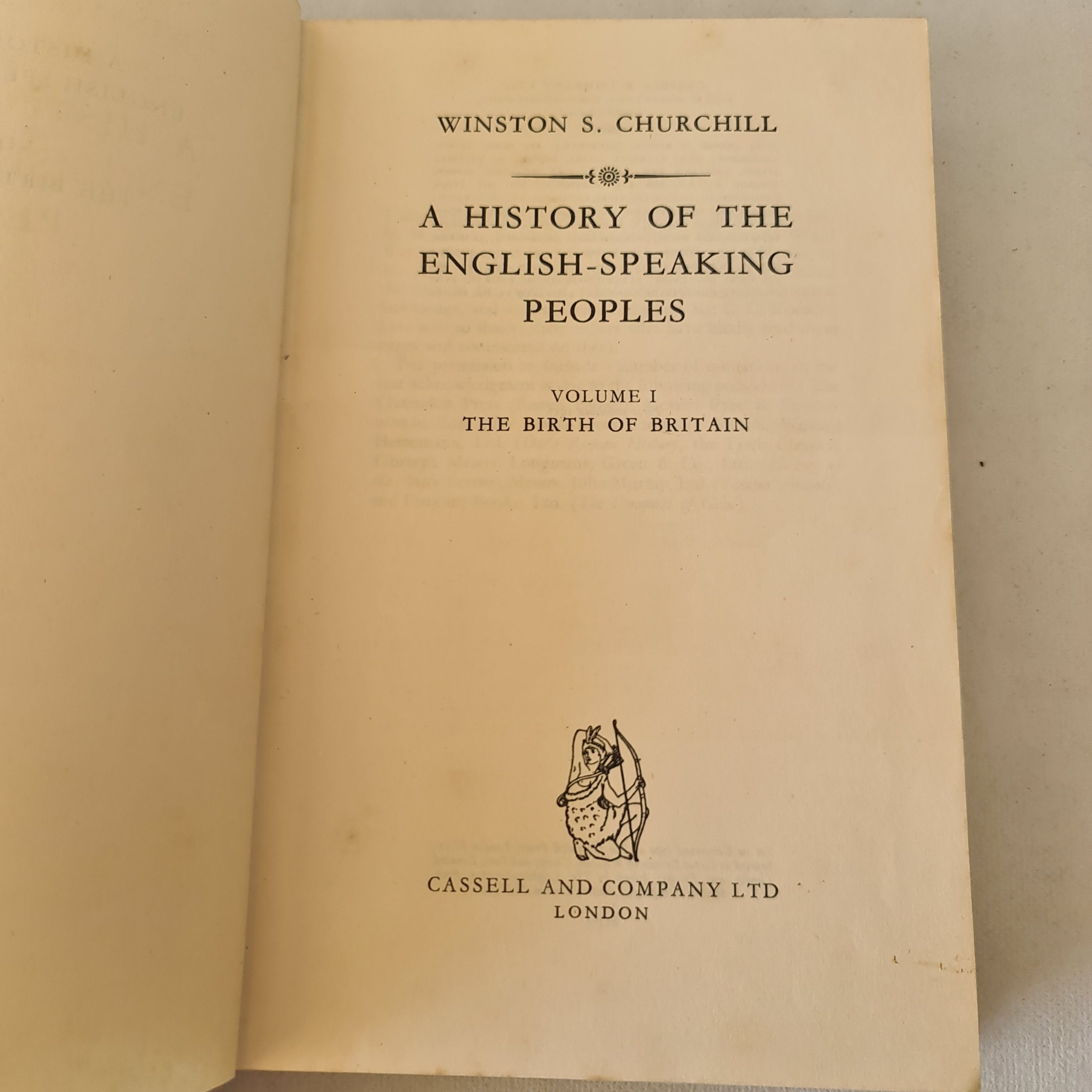 ウィンストン・S・チャーチル 英語圏の歴史 全4巻セット ウィンストン・S・チャーチル 英語圏の歴史 書籍 1956年、第1-4巻