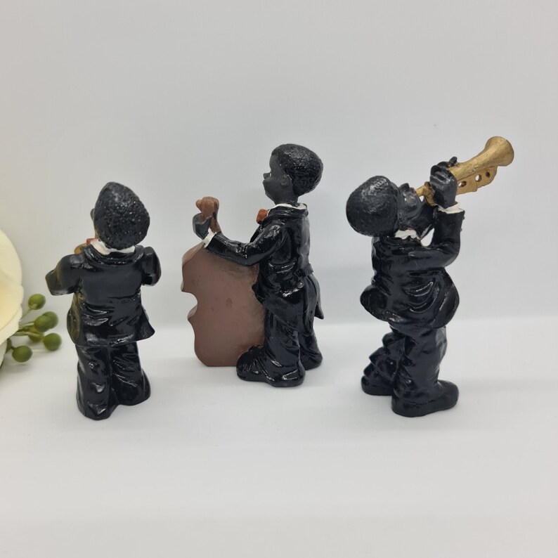 Vintage Ceramic Jazz Musicians Figurines Small Collectable Etsy