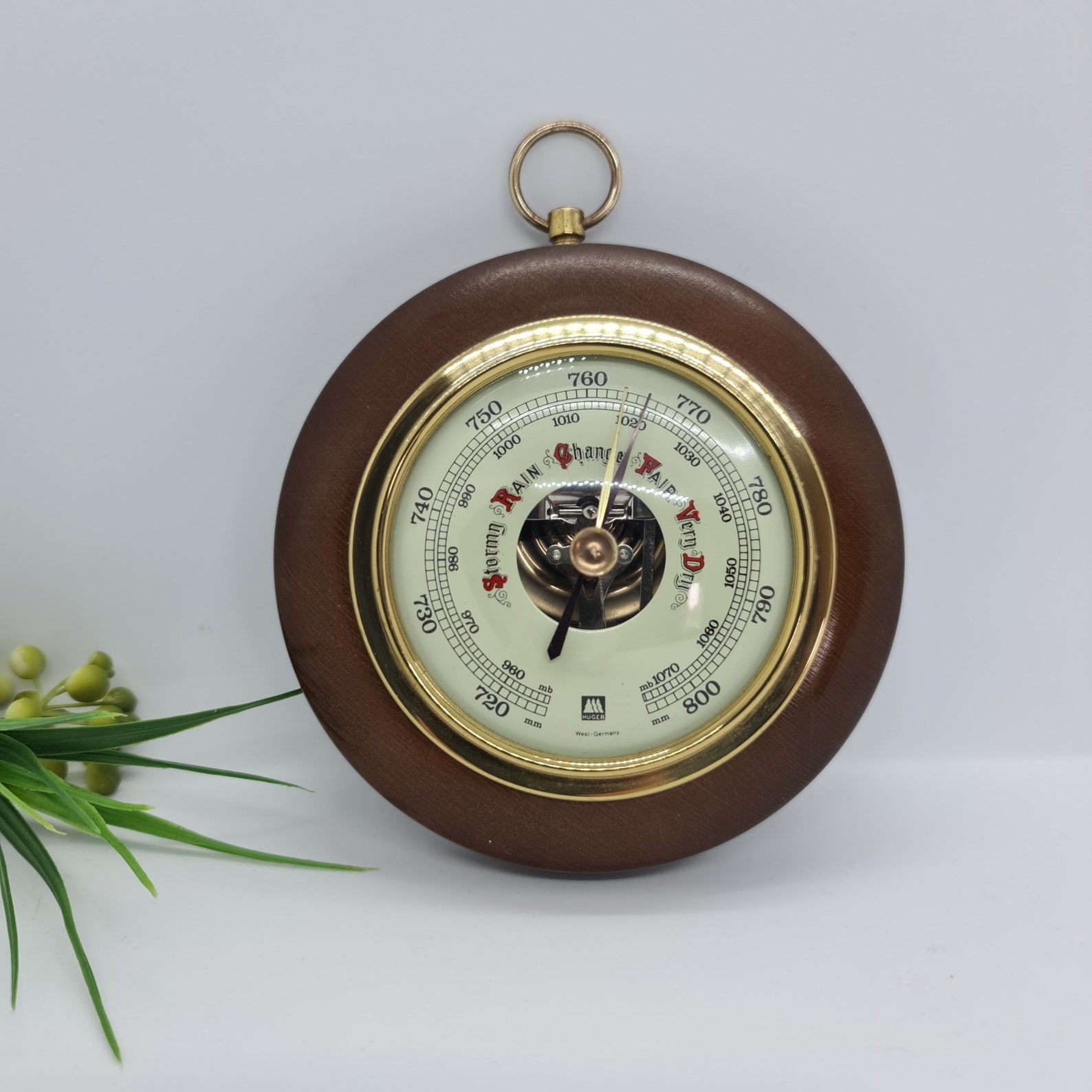 Huger Barometer Precision 1950's Barometer Made in West Etsy