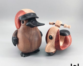Wooden platypus /Handmade gift /Home decoration