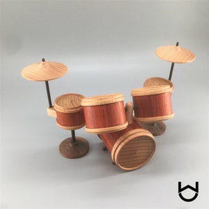 Wooden drum/Handmade gift/Home decoration