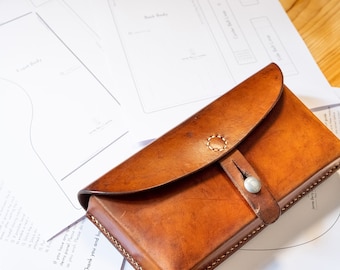 Patrón de plantilla en PDF para soporte de munición de cuero del ejército suizo de 1960 (rifle Stgw57)