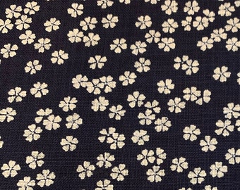 Nara Homespun Traditional Japanese Wagara Sakura/Cherry Blossoms,  All Cotton by Sevenberry Japan, Half Yard