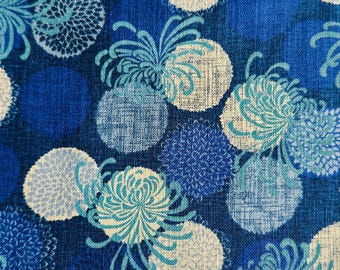 えみおわす　リスパンツ　藍染/早川ユミ　mittan グランピエ　calico Gingko Fabric, Kawa Collection 