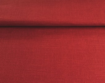 Red Japanese fabric, 100% Cotton Sheeting, burnt red textured background, 44/45", Half Yard