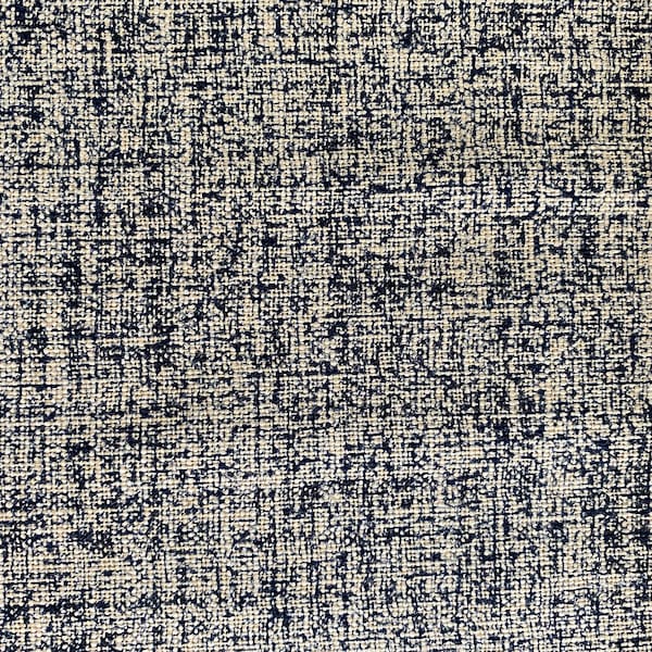 Nara Homespun Traditional Japanese Wagara Tonal Indigo/Natural Fabric 100% Cotton by Sevenberry Japan, Half Yard increments