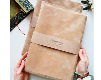 Selbstklebende Samtfolie: Materialien für DIY faltbaren Bucheinband, A3-Größe