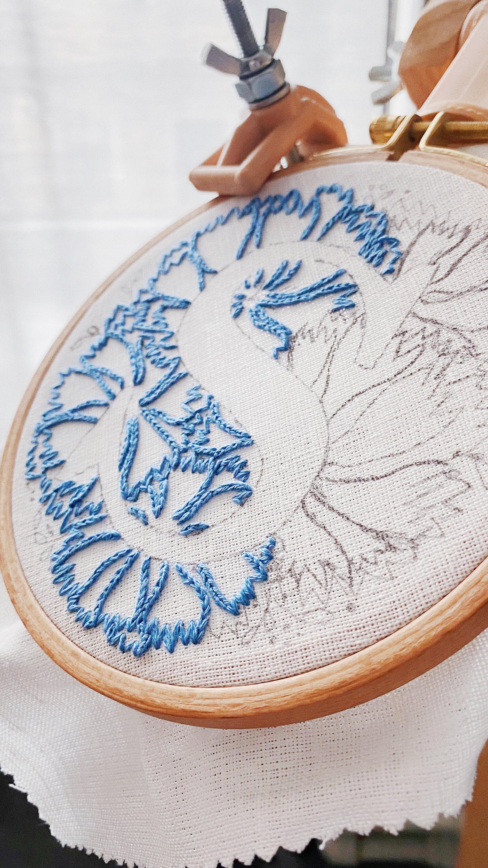 Cornflower Letter Hand Embroidery Pattern Bundle: DIY Floral Monogram ...