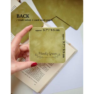 Hand Embroidery Bookmark Kit: DIY Felt Corner, Custom Letter, set of two image 4