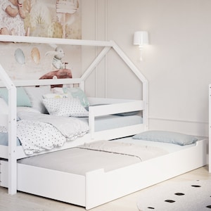 YappyNap drawer for House beds, extra bed, toy storage, bedding drawer, WHITE