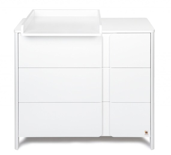 Yappyclassic Nursery Dresser Baby Bedroom Furniture White Etsy