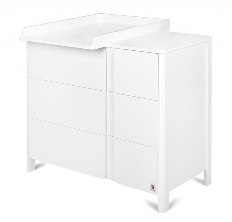 white dresser chest of drawers home and living YappyClassic nursery dresser kids furniture baby bedroom furniture nursery furniture