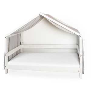 Muslin Canopy for Toddler House Bed and Playhouse, Children&#39;s Room Decor