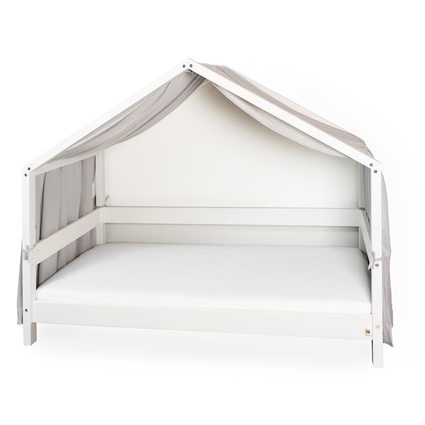 Muslin Canopy for Toddler House Bed and Playhouse, Children's Room Decor