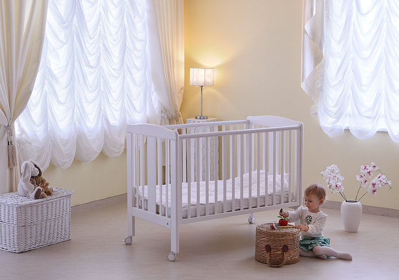 natural wood cot