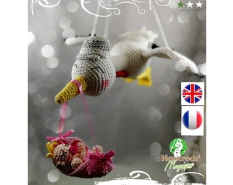 Plush Stork Pattern Etsy