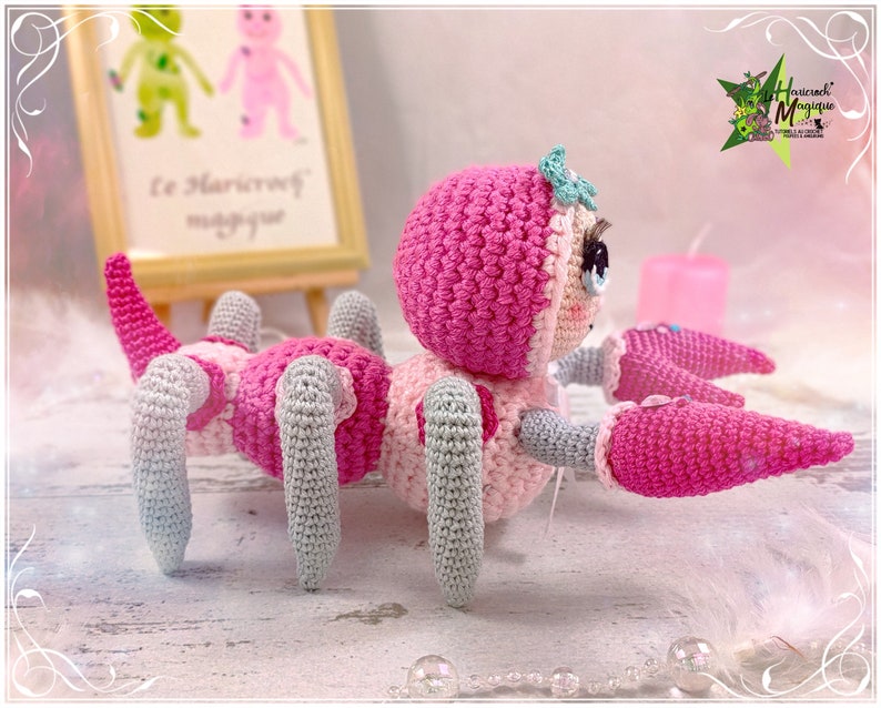 Tutorial, patrón, modelo de crochet, amigurumi: Mathilde el escorpión imagen 4