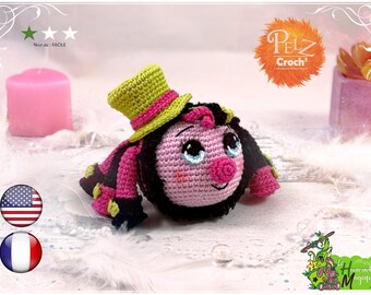 Crochet pattern, amigurumi pattern, amigurumi doll : The pelz croch' Gipsy the spider