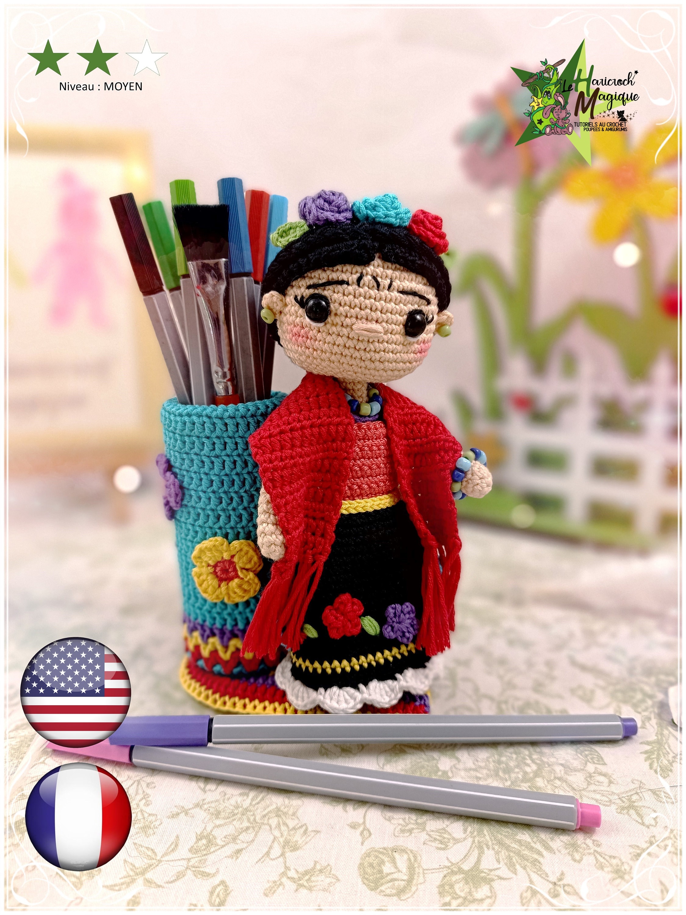 Tejer Monedero Frida Kahlo Crochet Frida Tejida A Crochet España