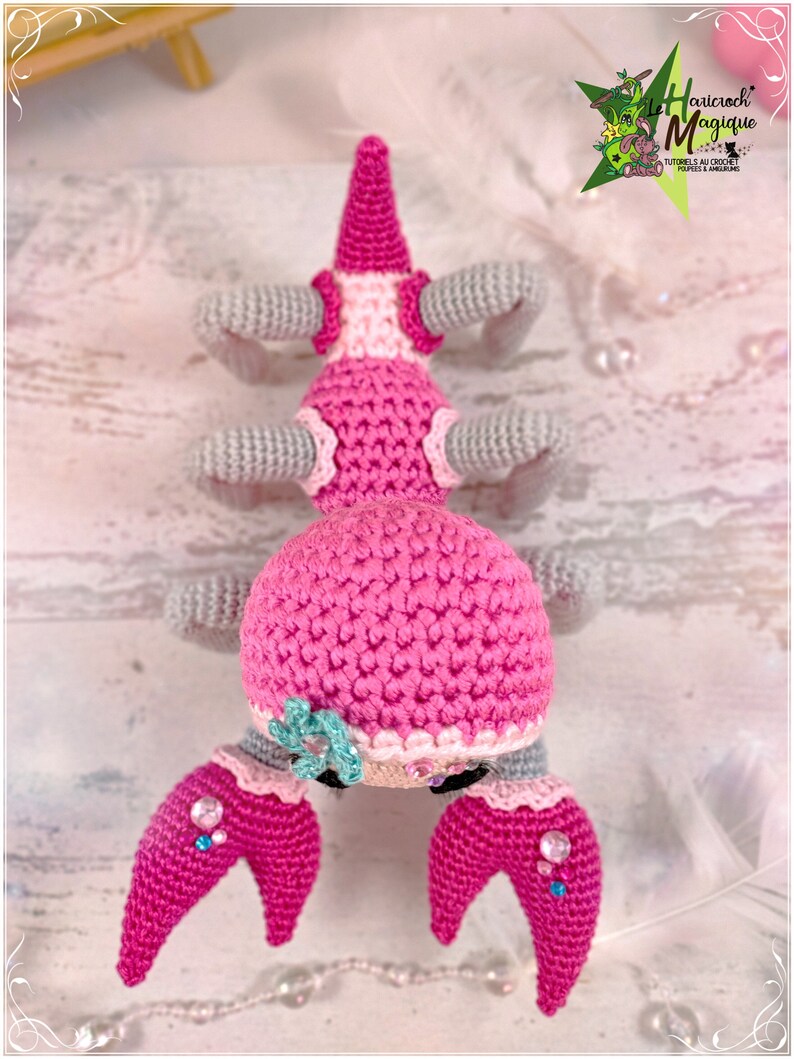 Tutorial, patrón, modelo de crochet, amigurumi: Mathilde el escorpión imagen 5