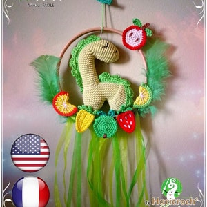 Crochet pattern, amigurumi pattern, amigurumi doll : Dream of dinosaur