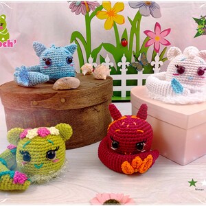 Tutorial, pattern, crochet pattern, amigurumi! the mysti croch&#39; elemental water, earth, air and fire