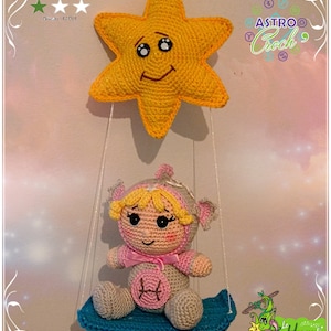 Tutorial, pattern, crochet model, amigurumi: L&#39;Astro Croch&#39; Poisson