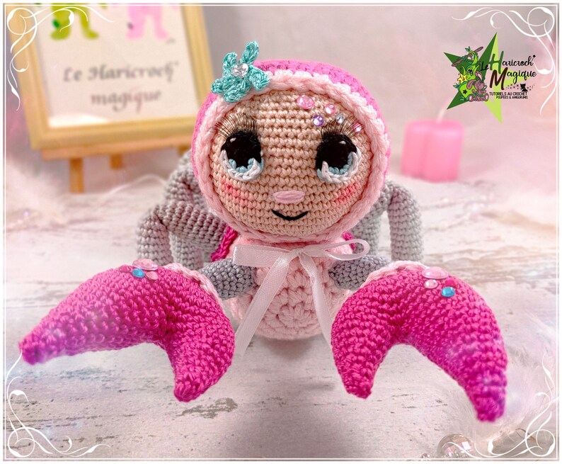 Tutorial, patrón, modelo de crochet, amigurumi: Mathilde el escorpión imagen 3