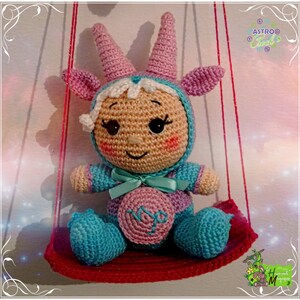 Tutorial, patroon, haakmodel, amigurumi: astrologisch teken, Astro Croch' Steenbok afbeelding 2