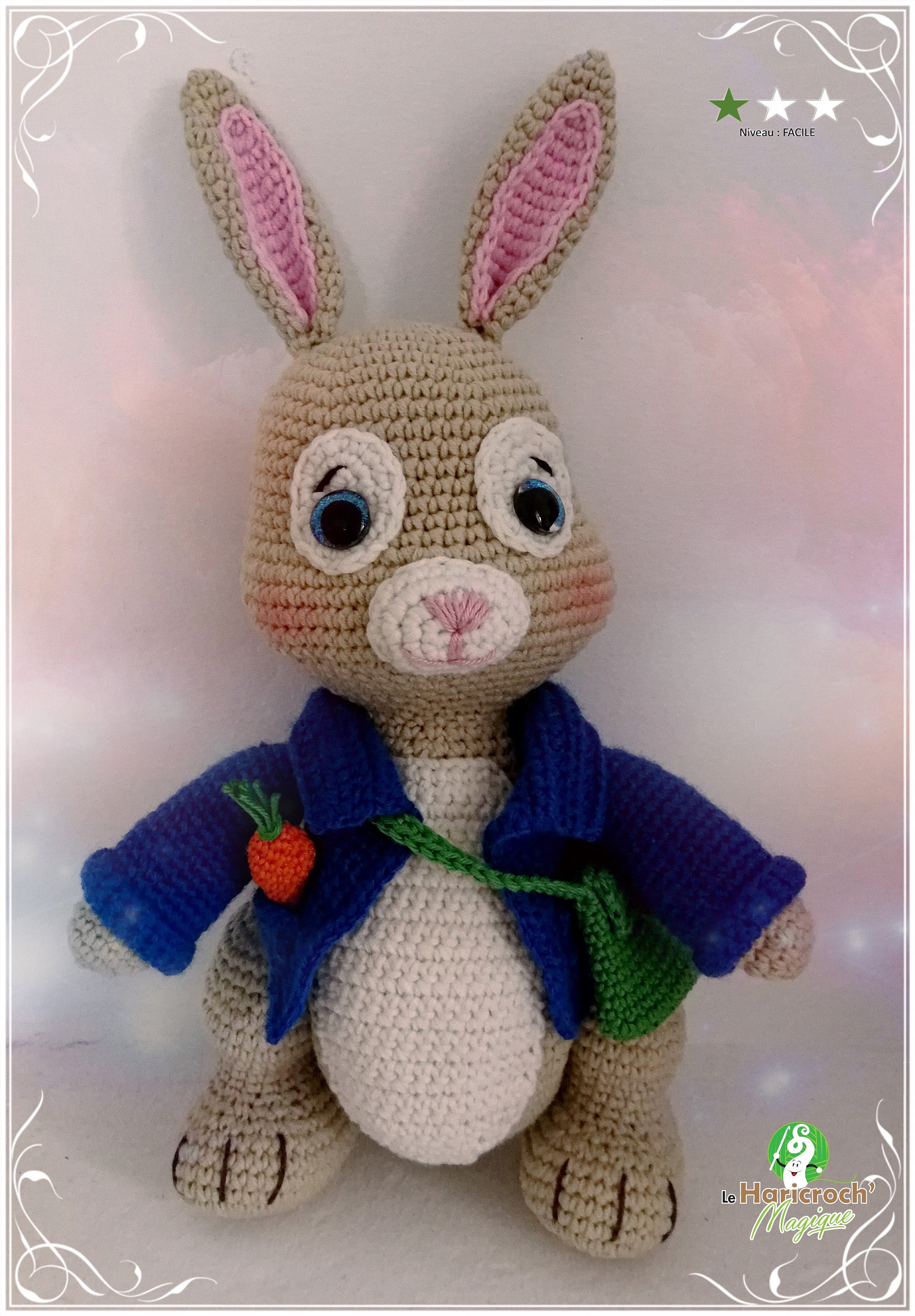 Tutoriel Au Crochet Modele Amigurumi Barnabe Le Lapin Etsy