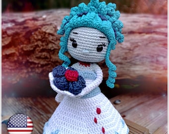 Tutorial, pattern, crochet model, amigurumi: The bride with the severed head!