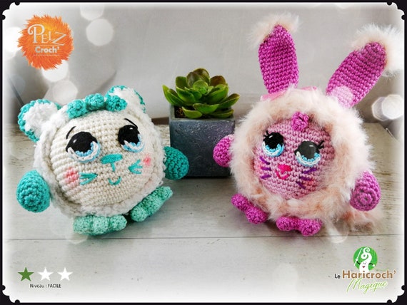 Tutorial, Pattern, Crochet Pattern, Amigurumi: the Pelz Croch' Duo Pack  Pumpy and Grumpy 