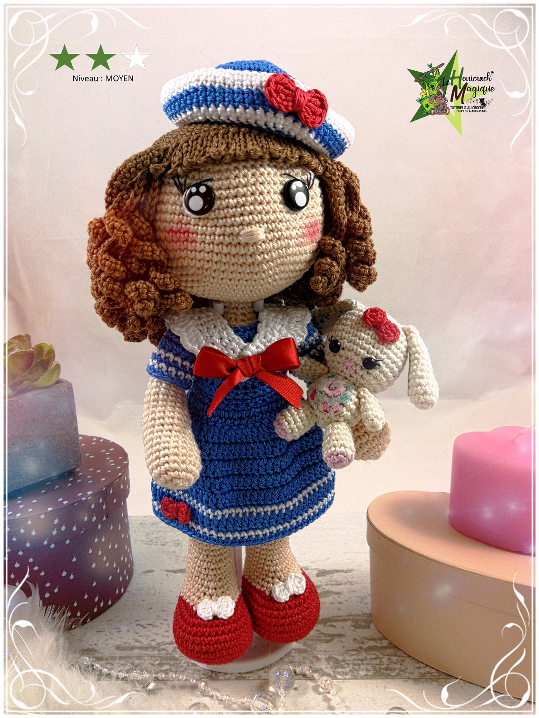 KALANKA-Ensemble De Crochet Miniature Fait à La Main, Vêtements De