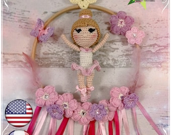 Crochet pattern, amigurumi pattern, amigurumi doll : Dream of ballerina