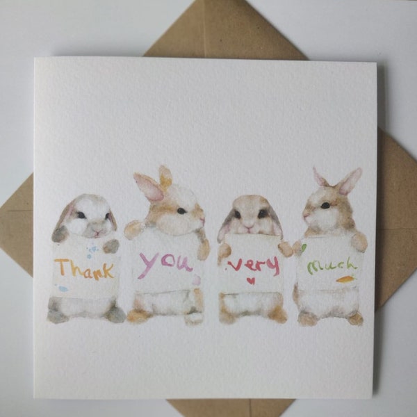 Thank you, greeting card
