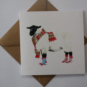 Mouton, carte de voeux