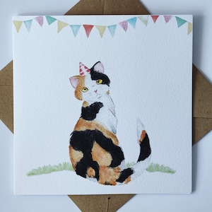 Tuti-Fruti, carte d'anniversaire, carte de voeux chat