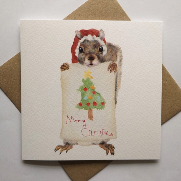 Squirrel Christmas, Christmas card