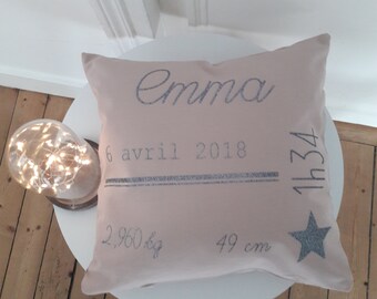 Coussin Personnalise De Filles Etsy France