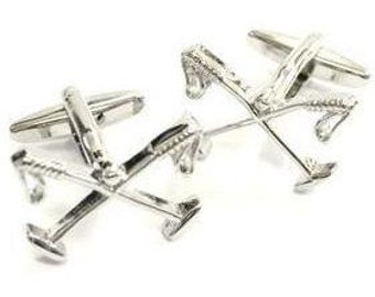 Gascoigne Handmade Ancient Polo Player Pattern Cufflinks