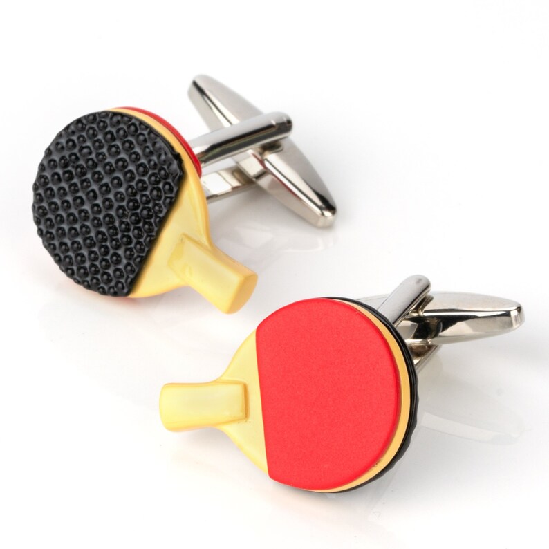 Ping Pong Table Tennis Cufflinks
