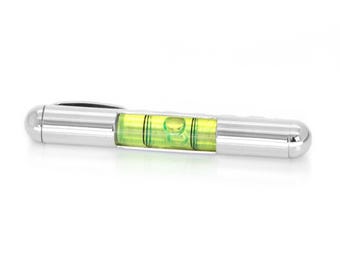 Green Spirit Level Tie Bar